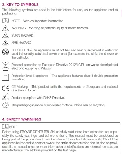 ELISON Spazzola Elettrica Lisciante Ad Aria