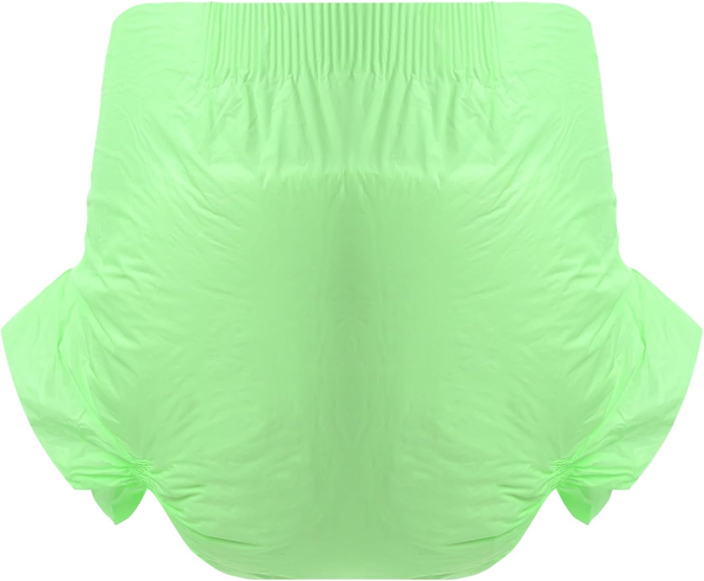 CutiePlusU Disposable Adult Diaper Heavy Absorption Dry Surface Adult Diapers All Night- Green 10 Pieces (Medium 28"-38") - Image 2
