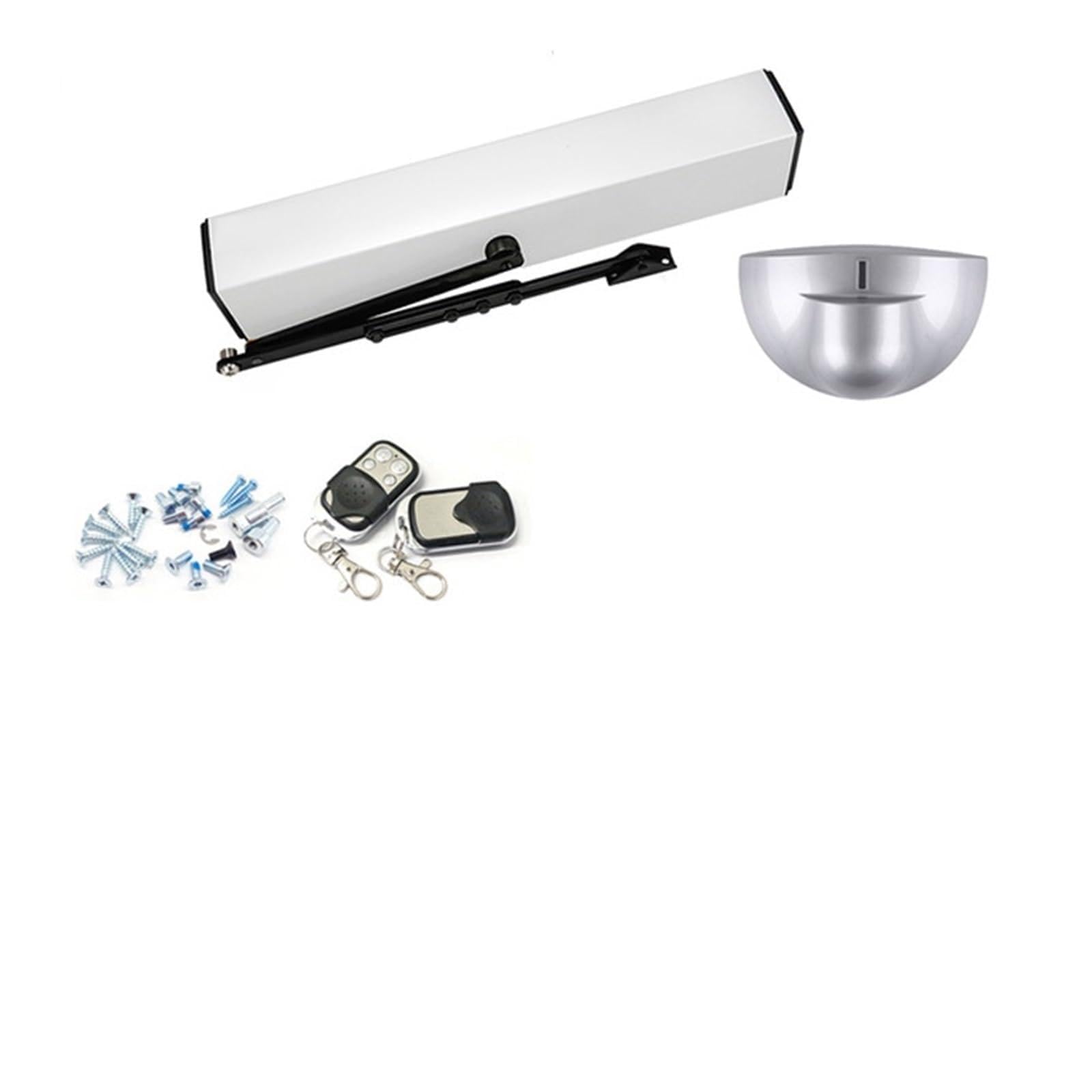 Automatic Gate Opener, Automatic Swing Sliding Garage Gate Door Opener Operator Electric Closer with Remote Control Access(Push arm-M 220V)