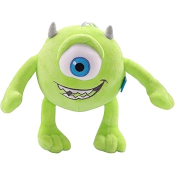 Amazon.com: 1 juguete de peluche Mike Monsters de la universidad, Monster Mike Wazowski, Monstruos, Inc, juguetes de felpa para el mejor regalo de cumpleaños para niños.: Clothing