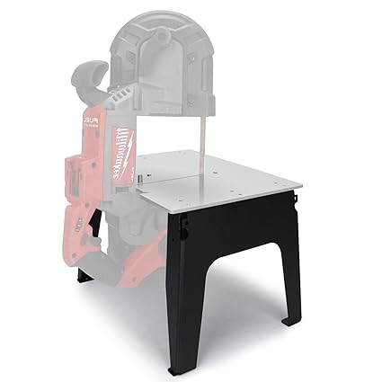 DITKOK Band Saw Stand Portable Table for Milwaukee Band Saw, for Milwaukee Fuel Models, Powder Coated (Saw NOT Included)