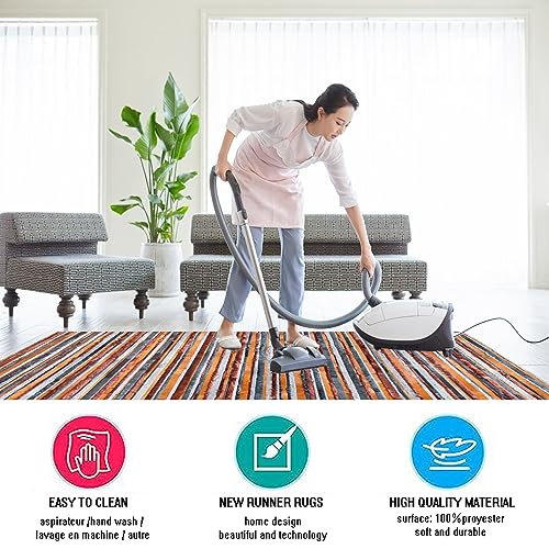 Tapis de cuisine devant évier rectangle 110x120 cm anti-taches
