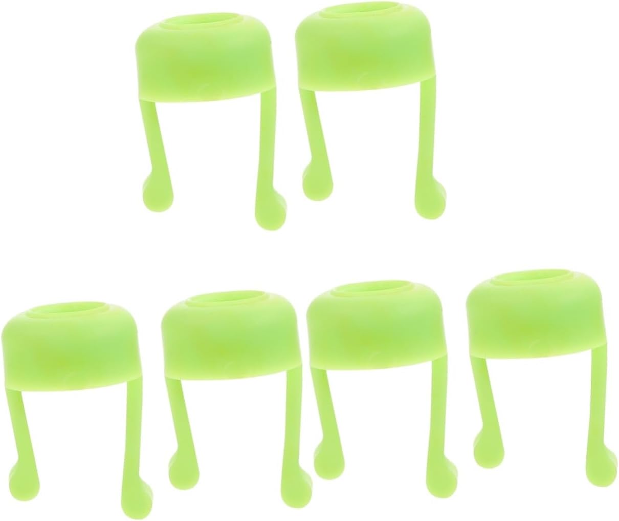Mobestech 6pcs Eye Drop Bottle Holder Silicone Support for Easy Application Practical Auxiliary Rack for Eye Drops Compact and Design for Travel Use