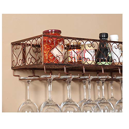 Soporte de vino multifuncional de hierro 30x25 cm miniatura 4