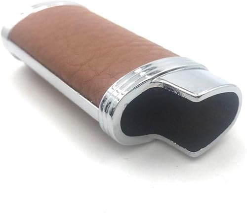 Miniatura 28 de Funda de cuero de metal para encendedor BIC Mini J5 Negro