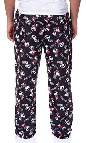 Peanuts Mens' Joe Cool Snoopy Character Tossed Print Sleep Pajama Pants4