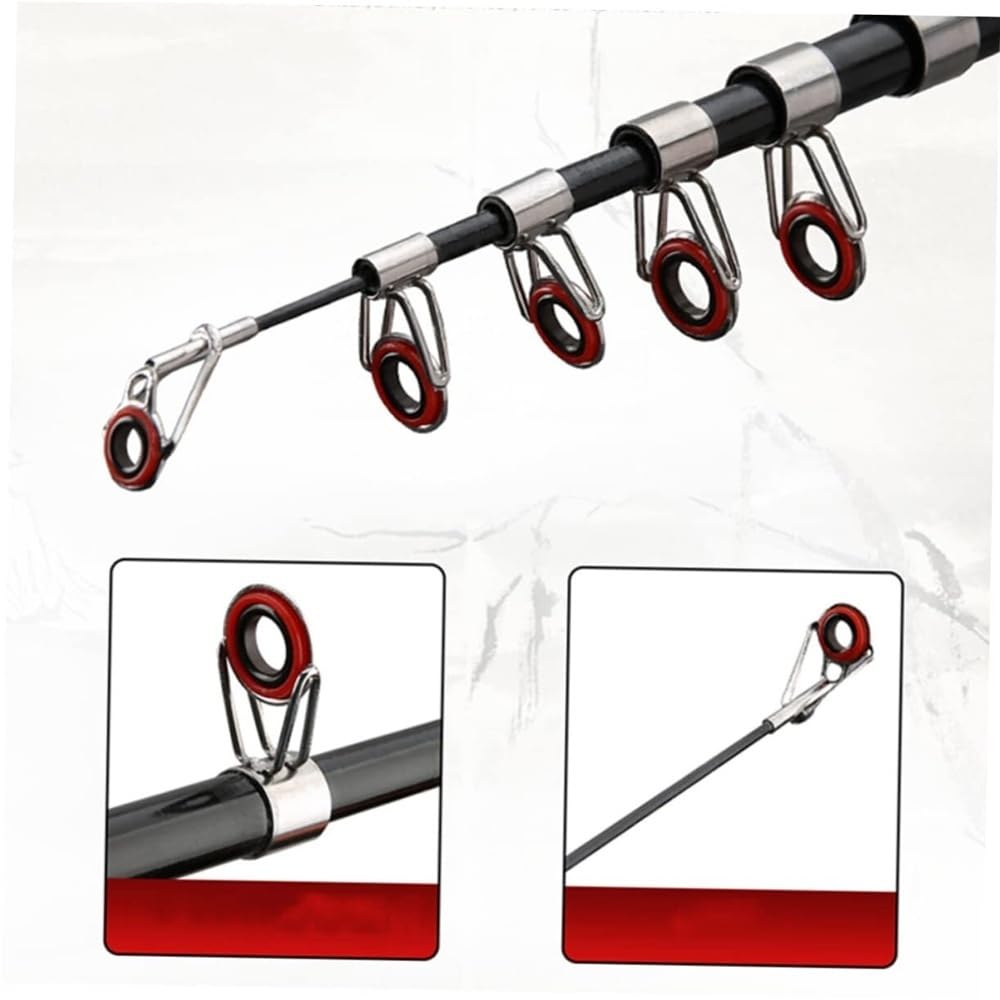 Wędka Telescopic Fishing Rod, Ultralight & Portable, Durable Travel Pole do połowu w wodzie słonej i słodkiej