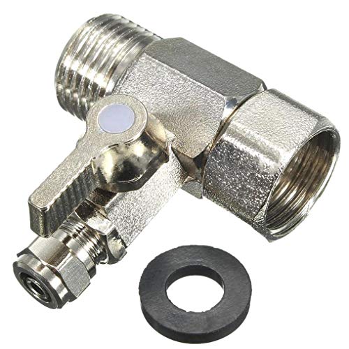 LNIEGE Adaptador de Agua de ósmosis inversa de Plata tee unión RO RSS 1/2