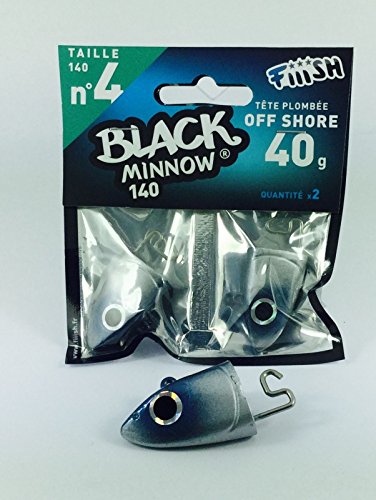 FIIISH Black Minnow - Señuelo de Vinilo para Pesca (Need to be reviewed), Color Multicolor, Talla UK: 40 g