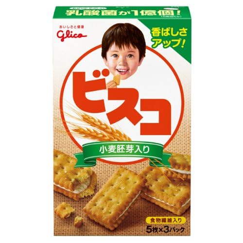 グリコ ビスコ 小麦胚芽入り