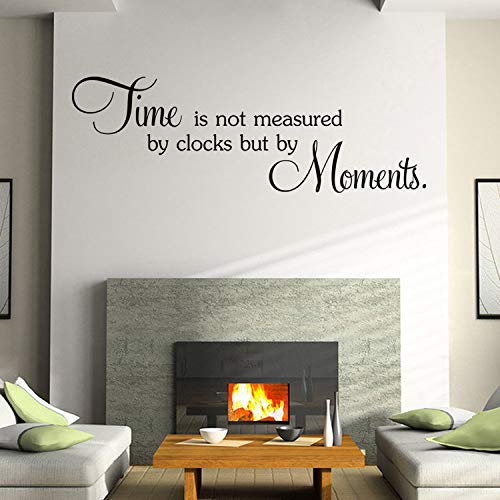 Buy heshengzaixian Motivational Quotes Wall Stickers,Time is Not