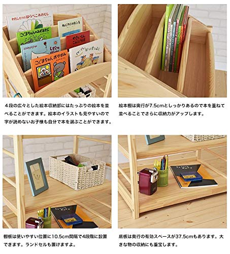 Amazon.co.jp: Kidzoo(キッズー) ソピア絵本ラック 絵本ラック
