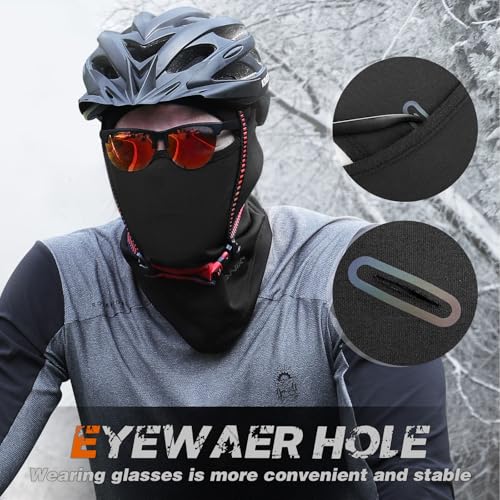 Image of YANIKY Winter Balaclava Ski Mask for Men Women Breathable Warm Face Mask | Windproof Thermal Fleece Face Cover for Cold Weather Winter Gear for Skiing Snowboard Motorcycle Cycling Outdoor Work