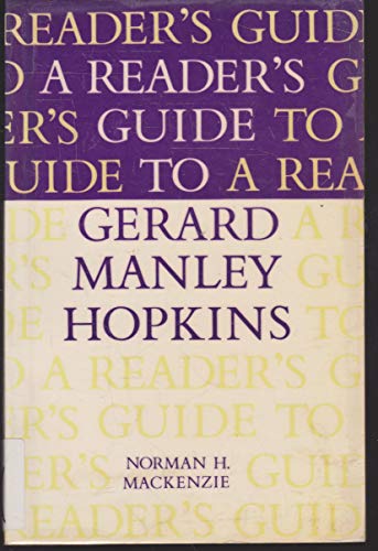 A Reader's Guide to Gerard Manley Hopkins 0801492211 Book Cover