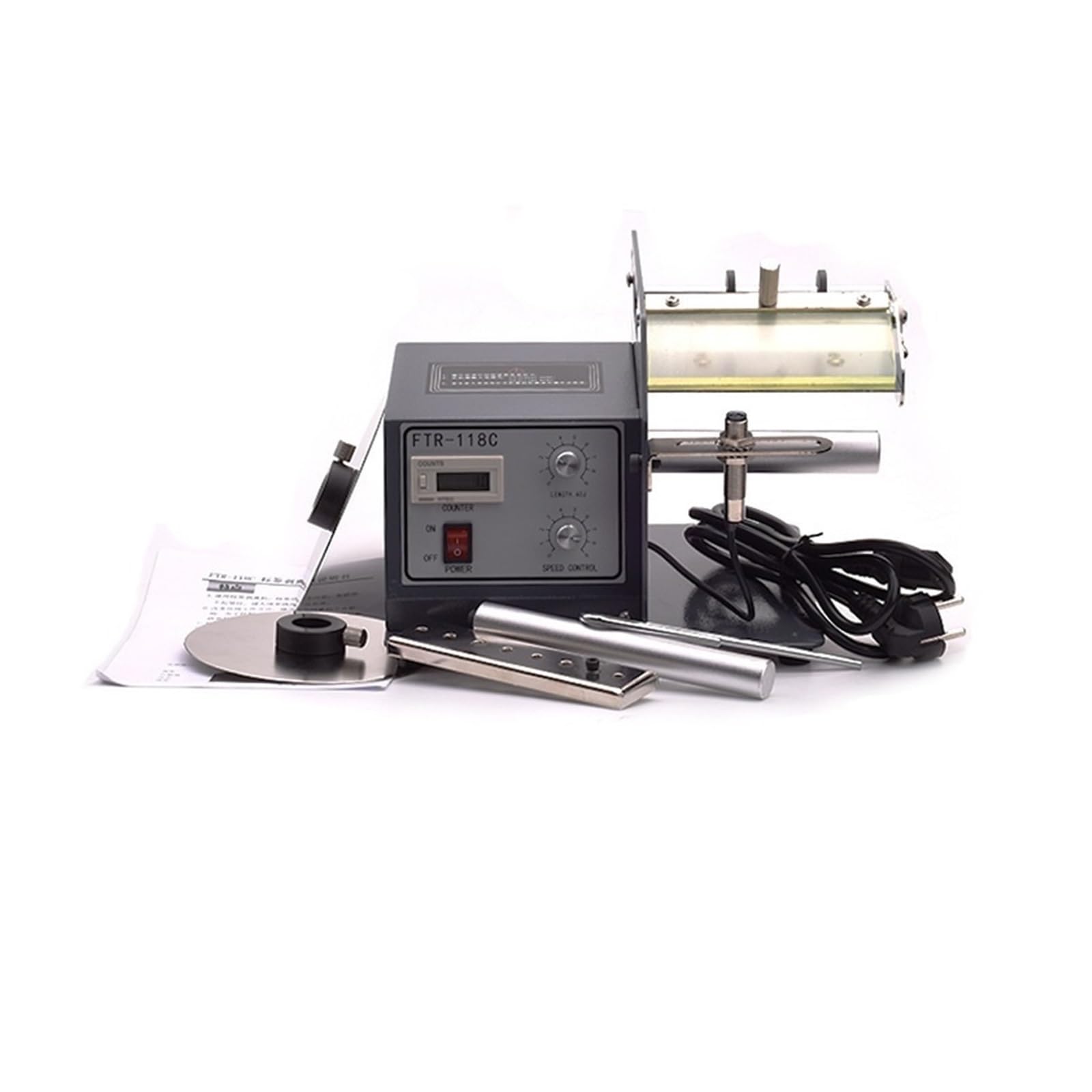 Distributeur automatique d'étiquettes de 120 mm large FTR-118C Machine décapage avec fonction comptage pour le bricolage