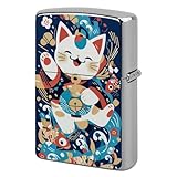 ライターケース 招き猫 鯉のぼり 和風 ZIPPO兼用ケース ライター保護カバー ジッポライターカバー 保護シェル 喫煙具 個性 耐衝撃 Zippo交換用外側 おしゃれ 両面プリント 互換性のある メンズ タバコ愛好者