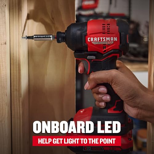 CRAFTSMAN V20 BRUSHLESS RP Compact Impact Driver Kit (CMCF811D1) - image 6