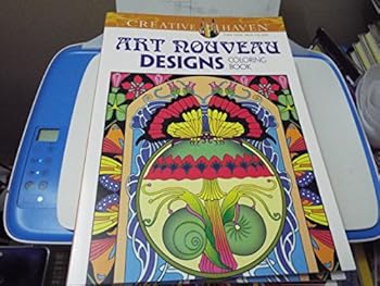 art nouveau designs coloring book