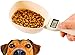 Cuchara Medidora Alimentos para Mascota Bascula Digital con Pantalla Led de Precision Peso Comida Pienso Perros Gatos hasta 800g [BLANCO]