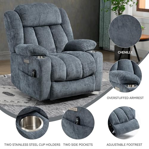 Sillón Plegable Recliner con Apoyo Lumbar miniatura 4