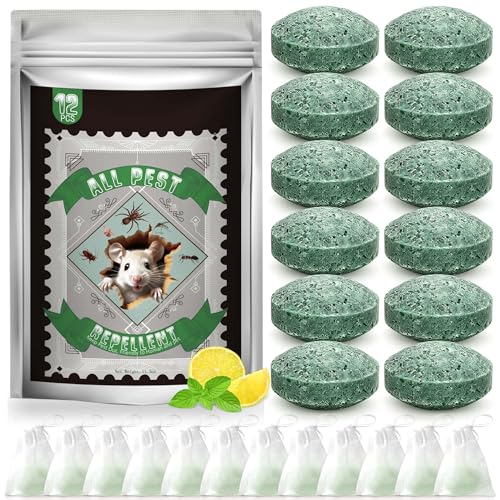Mice Rodent Repellent, 12Pcs Peppermint Oil Mouse Repellent Balls for Rats Mice Deterrent, Keep Rodents Out of House Indoor Outdoor, Safe for Humans & Pets, Roache Ant Bug Spider Rat Control Mice Rodent Repellent, 12Pcs Peppermint Oil Mouse Repellent Balls for Rats Mice Deterrent, Keep Rodents Out of House Indoor Outdoor, Safe for Humans & Pets, Roache Ant Bug Spider Rat Control