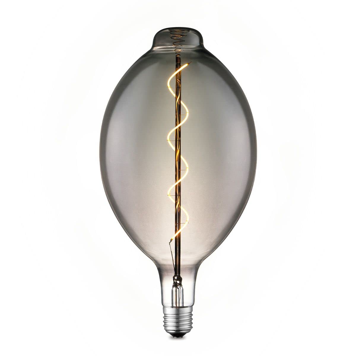 Home Sweet Home Edison Vintage E27 | LED-Filament-Leuchtmittel Carbon | Oval LED-Lampe | Rauch | Dimmbar | 4W 100lm 1800K | warmweißes Licht | für E27-Fassungen