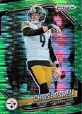 Chris Boswell Neon Green Pulsar Prizm Collectible Football Card- 2025 Prizm Football Card #174 (Steelers)