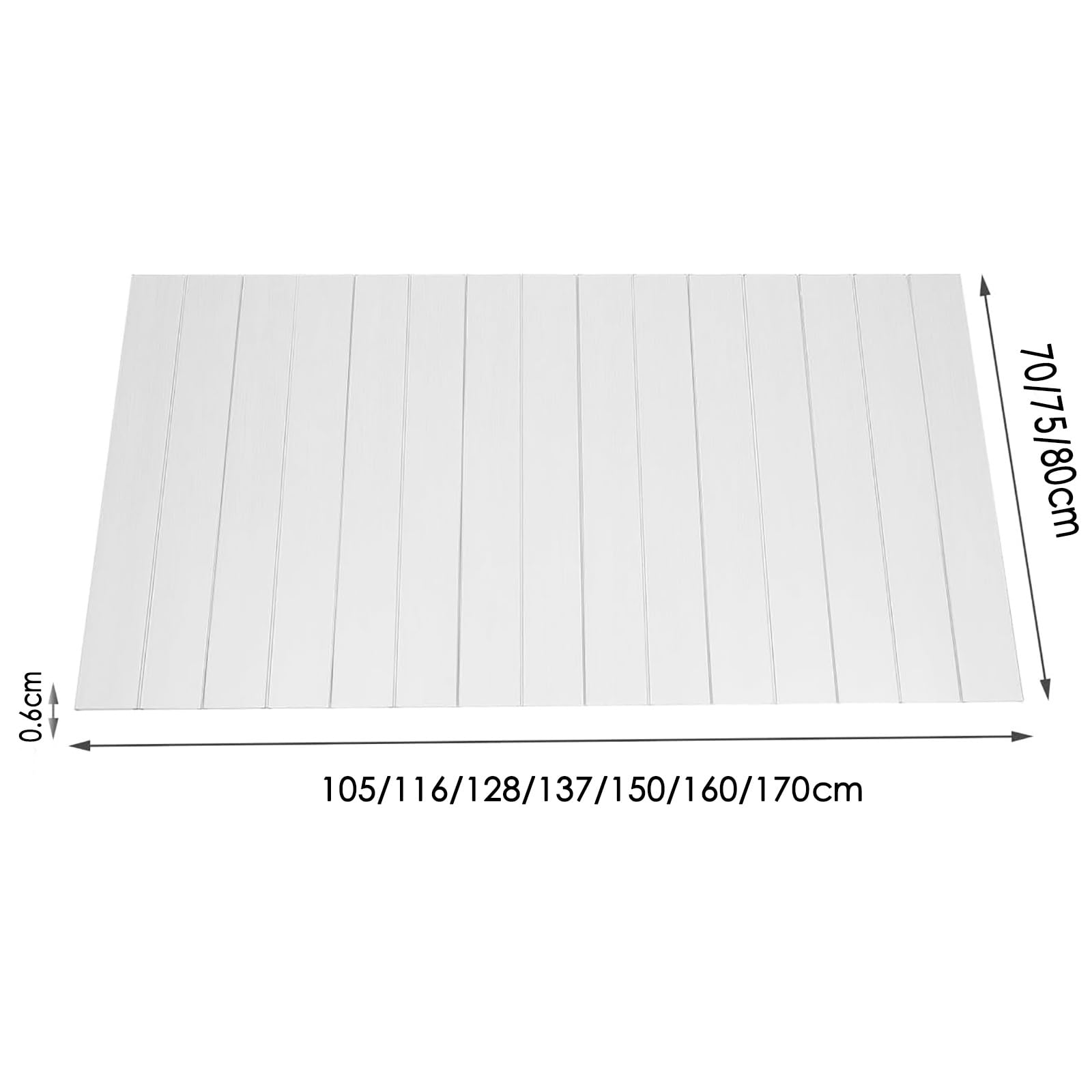 Składany wodoodporny pokrowiec na wannę, izolowana, pyłoszczelna mata łazienkowa (175 x 70 x 0,6 cm) – idealna do relaksującego spa, ochraniacz brodzika