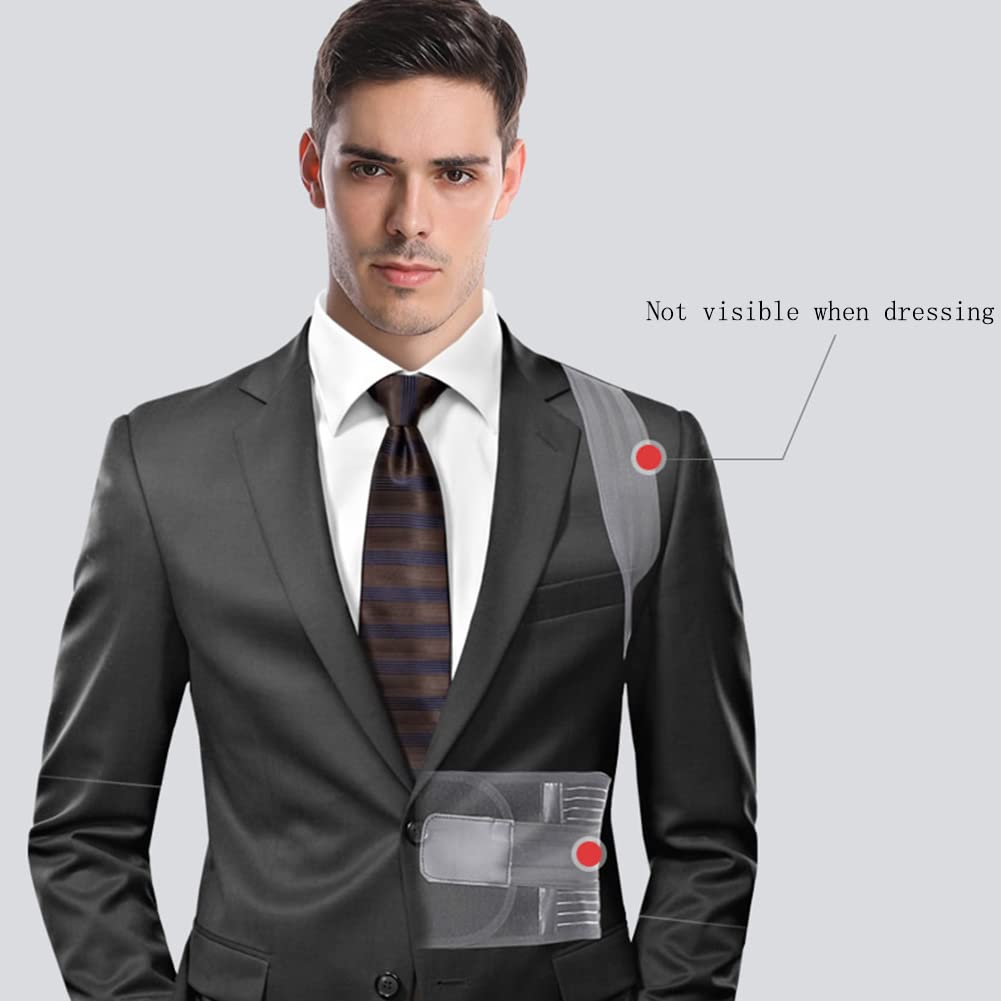 Amazon.co.jp: 男性と女性のための姿勢矯正器、鎖骨サポートのための