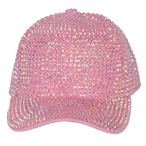 Image of TOP HEADWEAR Women's Full Sparkle Rhinestone Gem Bling Baseball Cap