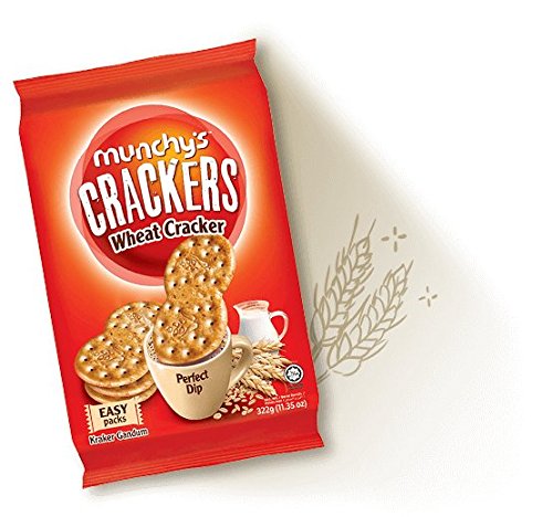 Munchy's Wheat Crackers 322g (3 Pack)