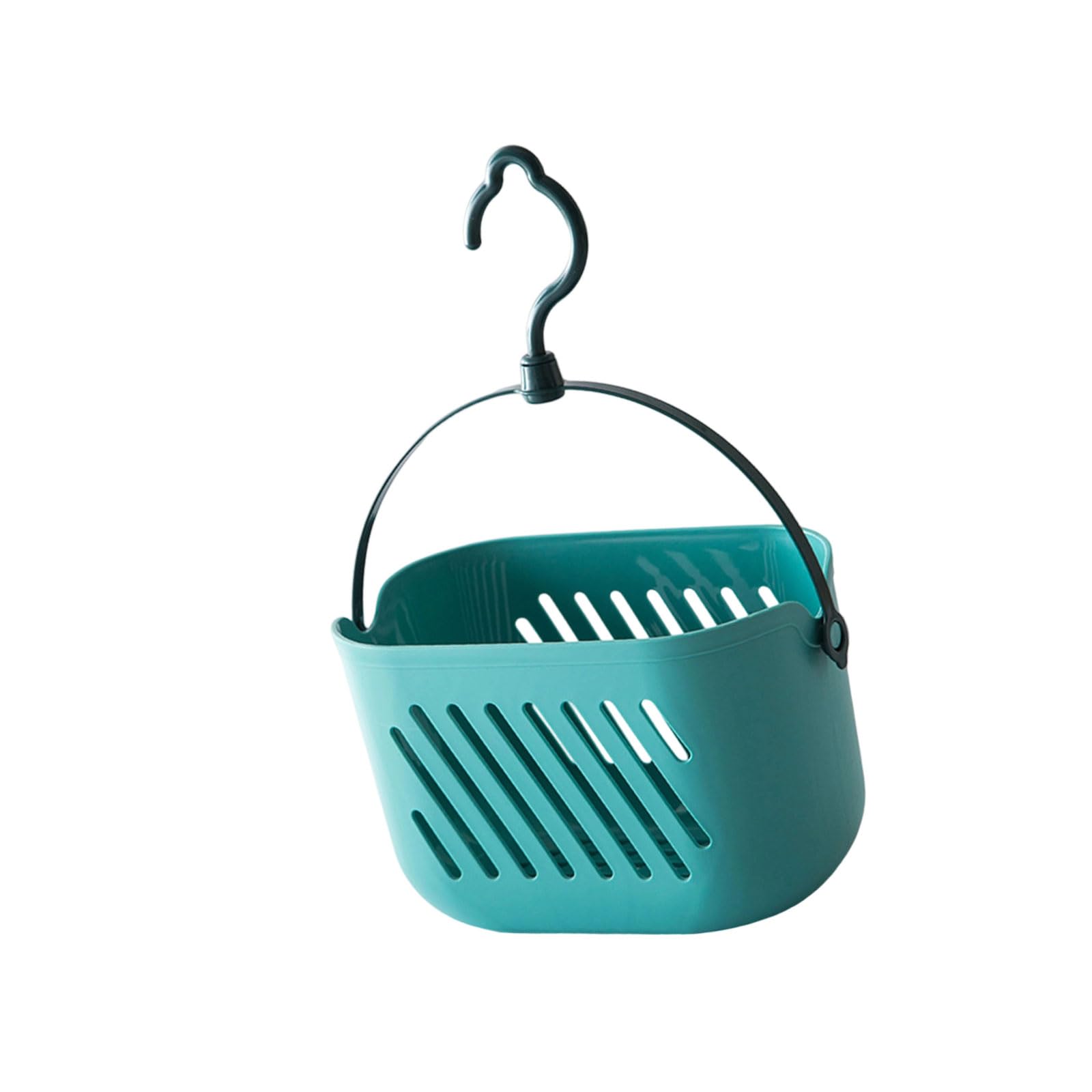 Mekalero Hanging Shower with Drainage Holes & Handle, Bathroom Storage Basket for Toiletries and Cosmetics Shower Shelf Organizers with Handle