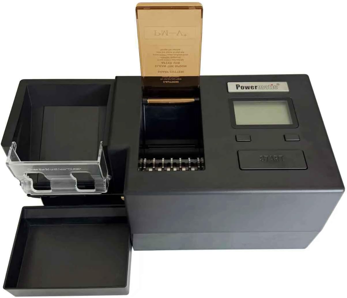 Powermatic V+ Electrical Cigarette Injector Machine with Tobacco Hopper and Auto Tube Loading