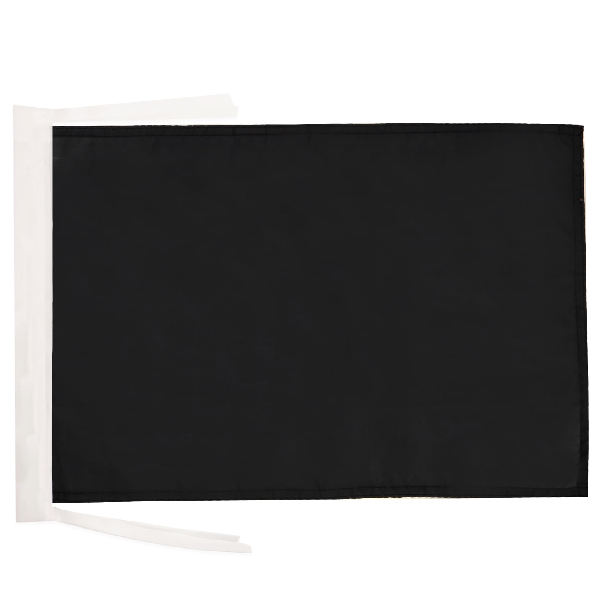 AZ FLAG Bandera Unicolor Negro 45x30cm - BANDERINA Negra 30 x 45 cm cordeles