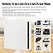 192 Pockets Photo Album for Polaroid 600 Itype Pictures, Large Photo Album for Polaroid i-Type, 600, SX-70 Instant Photos, Picture Book Capacity 192 Photos for Fujifilm Wide Instant Camera (White)