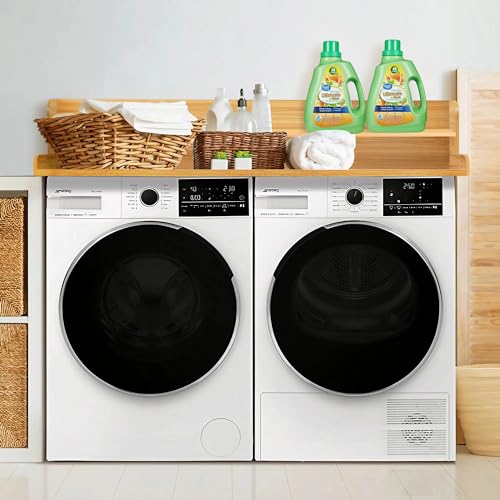 Royxen Laundry Countertop with Storage Universal Fit, Washer and Dryer Countertop with Shelf, Laundry Room Storage, 2-Tier Shelf (Oak) - Image 3
