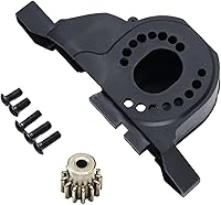 Vista 9 de Caja de cambios de doble velocidad con engranajes internos servo y transmisión para 1/10 RC Crawler TRX4 TRX6 piezas de actualización