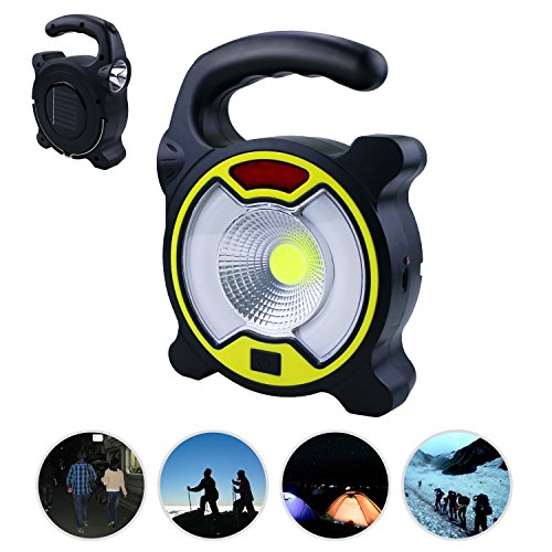 Tragbare Camping LED Licht, Yokunat Lampe Laterne Außenleucht Notfallleuchte Stromausfällen Wandern Angeln Notfall Gartenlaterne im Auto Schuppen Dachzimmer Garage Zelt Hurrikan mit 4 Licht Modi