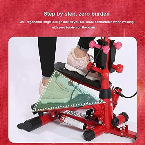 Image of Mini-Stepper Swing Stepper Twist Step Machiner Stair Stepper Home Weight Loss Pedal Fitness Equipment for Exercise with