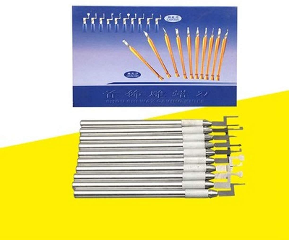 ZHONGJIUYUAN 20 PZ Set Carver di Cera Intaglio strumento di Ceramica Argilla Scolpitura Tool Set Acciaio Modellazione Mano Strumento