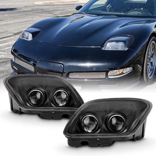 Akkon C5 Projector Headlights Black Housing