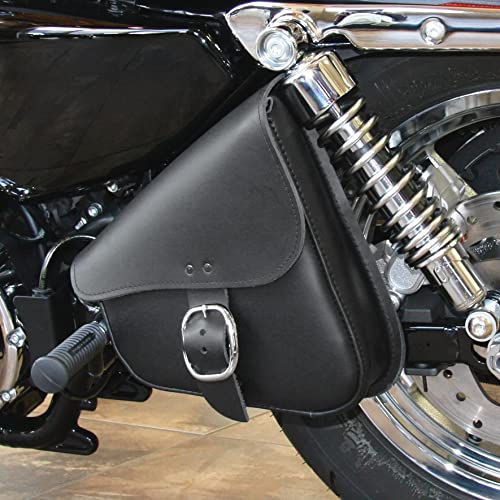 Bolsa de cuero para motocicleta Dowco Willie & Max 59904-00 con capacidad de 9 litros, color negro miniatura 5
