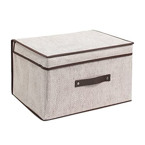 HomeStorie Lidded Storage Boxes for Clothes, Pack of 1, 40x30x25 cm (AR-2551-BR) Multicolour, Plastic (B07YWZ9FTR) Amazon Price History, Amazon Price Tracker