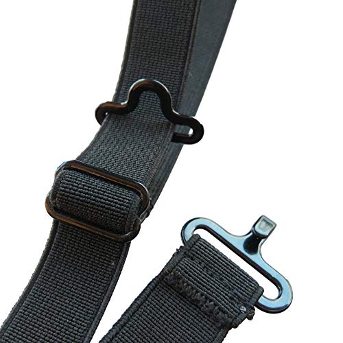 Cushystore 6X Black Adjustable Elastic Strap Band For Bow Tie Bowtie Belt Pre-Tied 52 Cm #TOP4