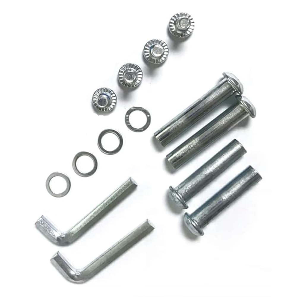 OD 8mm/0.31in Shaft Hex Socket Screw Inline Skate Wheel Roller Blades Replacement Skate Wheel Axles Repair kit w/Installation Tools (8 * 30mm/0.31 * 1.18in)