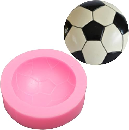 Miniatura 9 de Molde de silicona para fútbol, 4 unidades, para béisbol, baloncesto, tenis, chocolate, fondant, para decoración de pasteles, azúcar de caramelo,