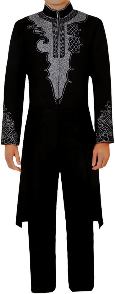 Men's Black Tuxedo T'Challa 3D Print for Black Panther Cosplay Costume