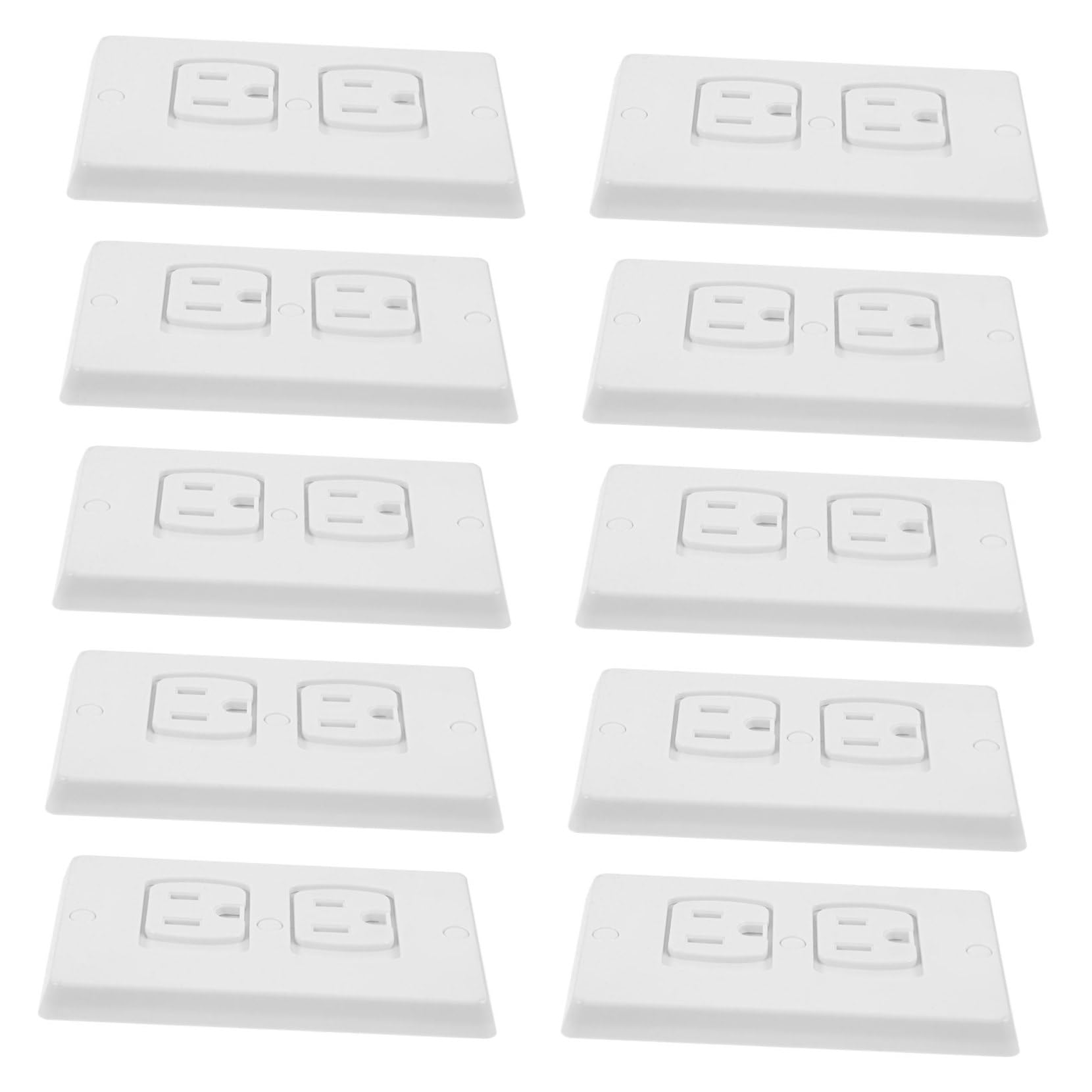 10pezzi Copriprese Elettriche Auto-chiudenti Per Design Sicuro e Resistente Protezione Per Outlet Casa Adatto Per Cucina e Camera Da Letto