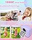 NUOTUN Sofortbildkamera Kinder, Kinder Kamera mit Fotos drucken, 2,0 Zoll HD Bildschirm, 8X Zoom, 1080P Digitalkamera mit Druckpapier & Karte, Kinderkamera Geschenk mädchen & Junge 3-12 Jahre (Lila)