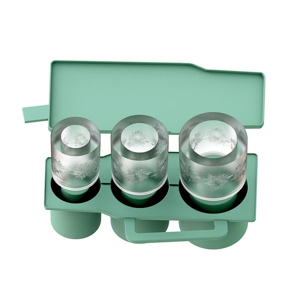 Stampo Ghiaccio Per Tazze Stanley - 3 Pezzi In Silicone Con Coperchio - Foto 14